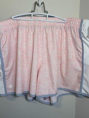 Womens Size 3X Pink and Gray Zelos Athletic Shorts